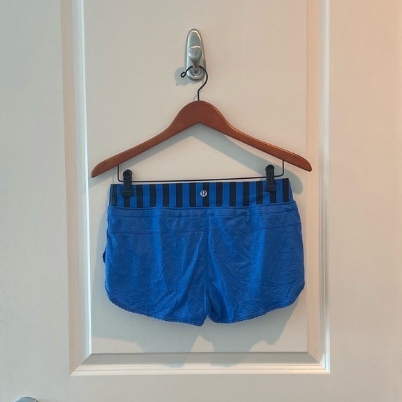 Lululemon Shorts Blue Athletic Drawstring - Picture 5 of 10